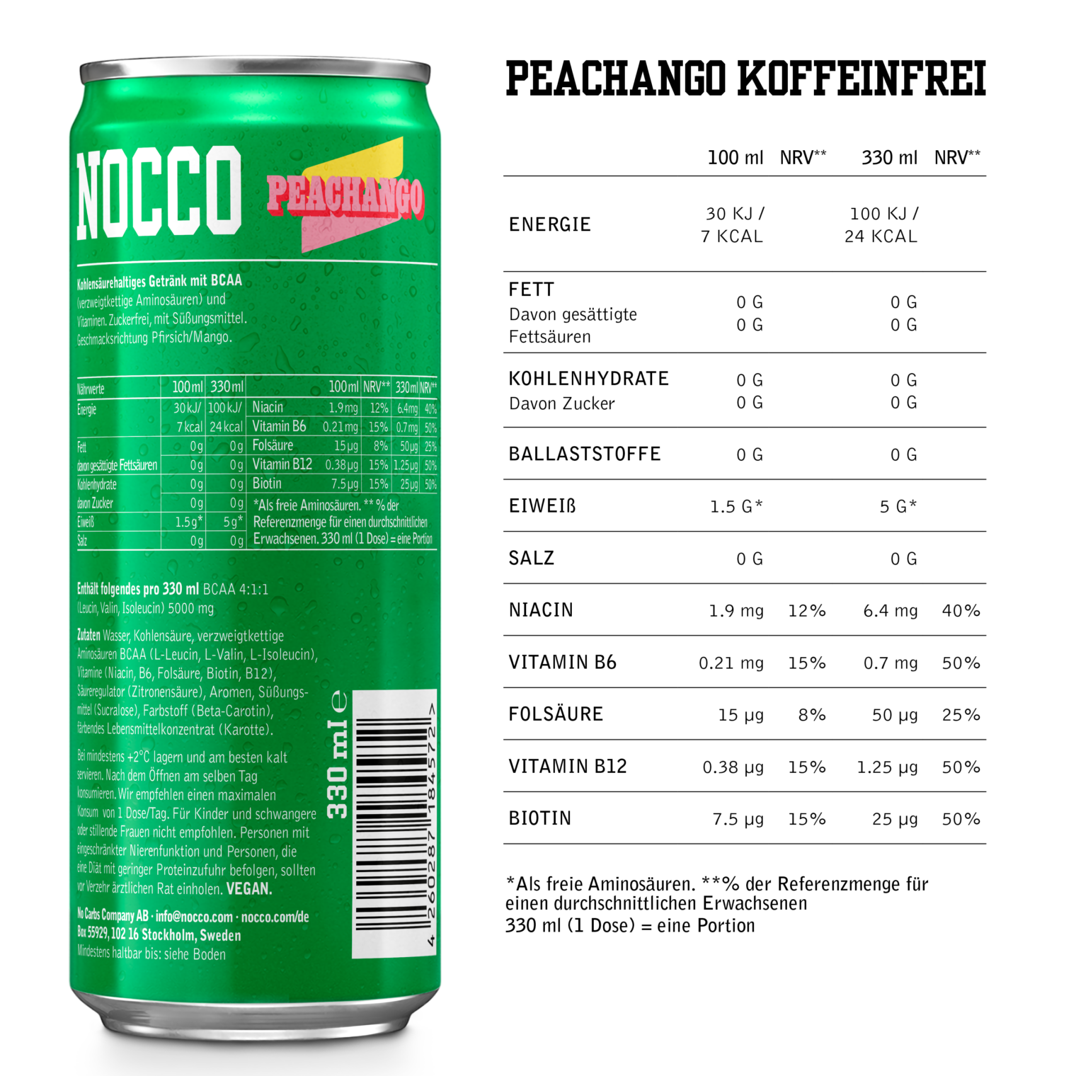 Nocco Peachango Nutritions