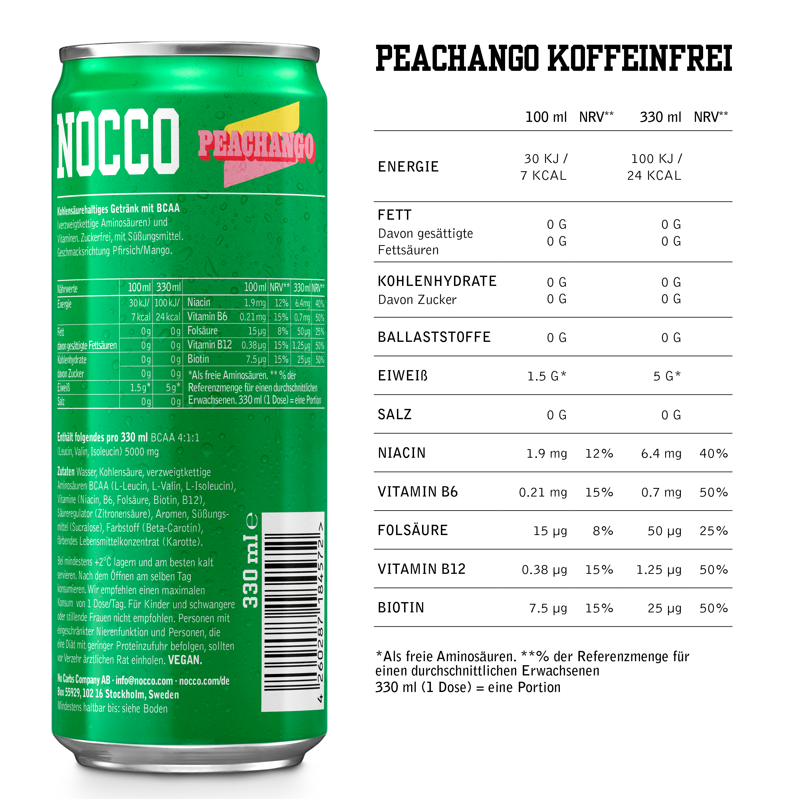 Nocco Peachango Nutritions